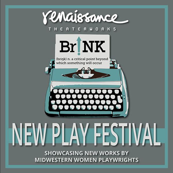 Logo for Renaissance Theaterworks BriNK Br!NK new play development program for midwestern women playwrights.
